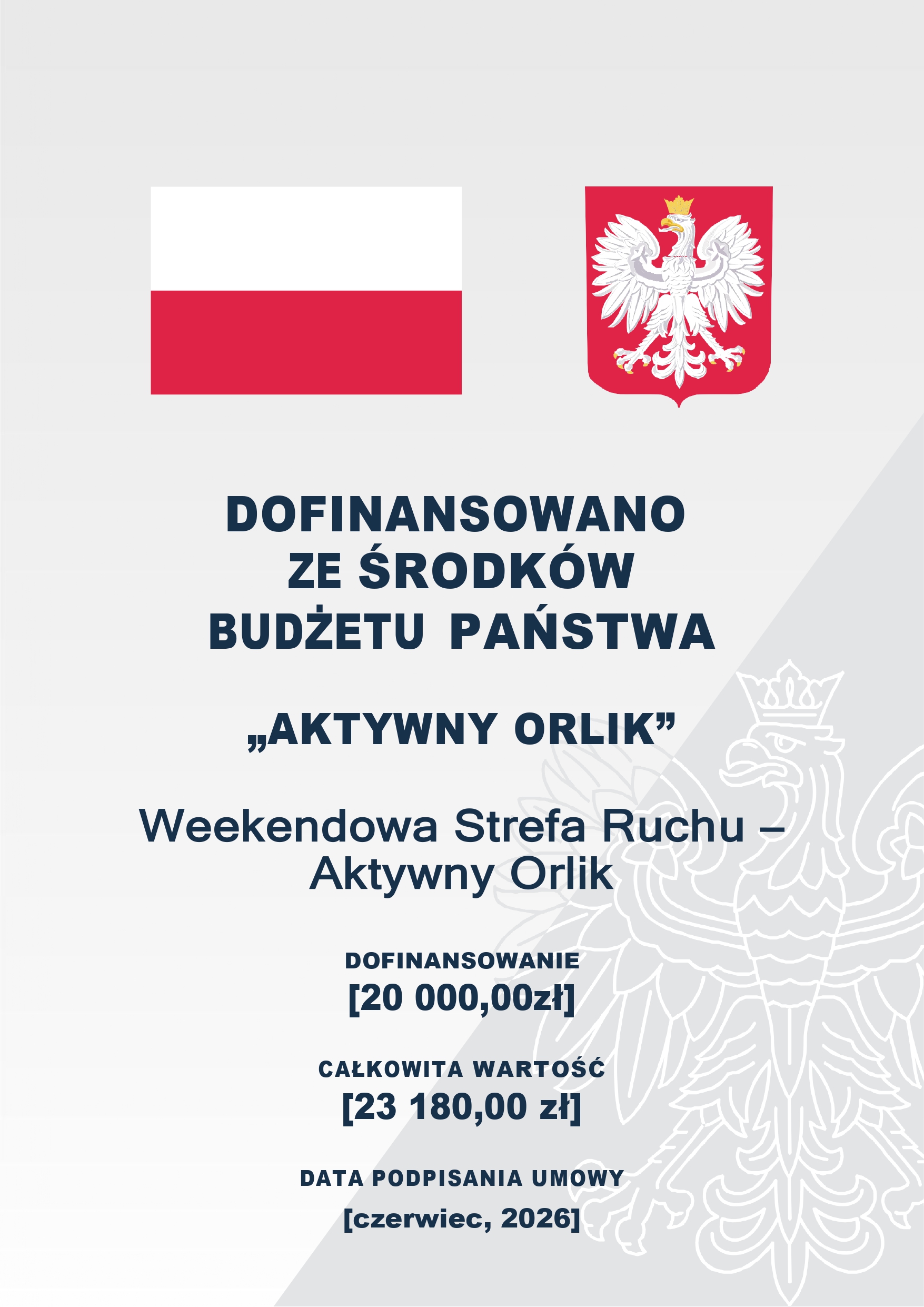 weekendowa strefa ruchu aktywny orlik